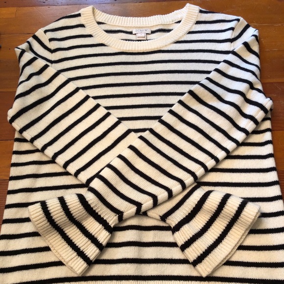 🌼 SALE~ J. Crew Striped Sweater—NEVER WORN!🌼 - Picture 1 of 4